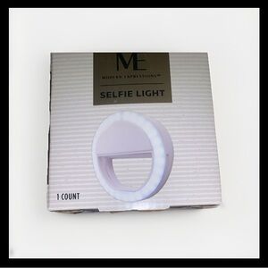 Modern Expressions Phone Selfie Light Ring-Universal-Clip On- Brand New Sealed